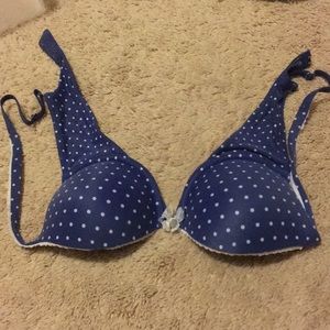 Polka dot bra